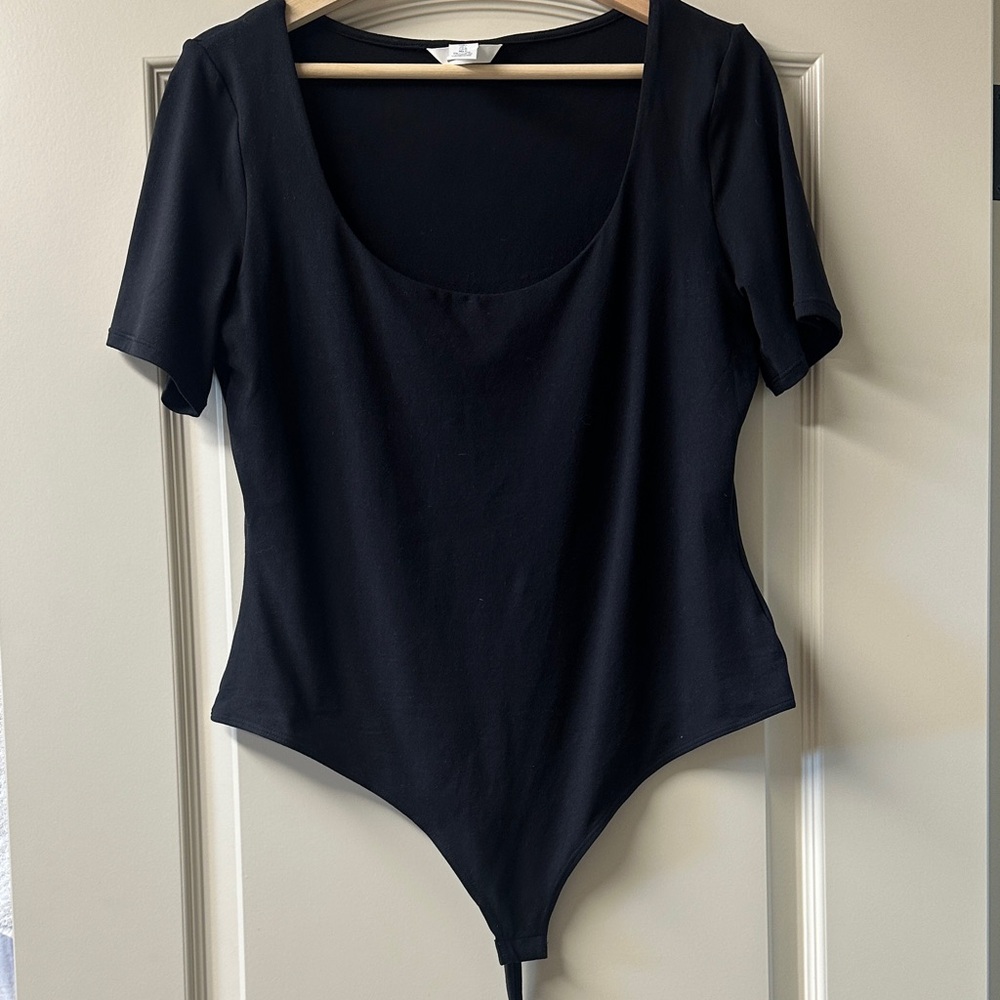 H & M Black Women's Bodysuit Tee